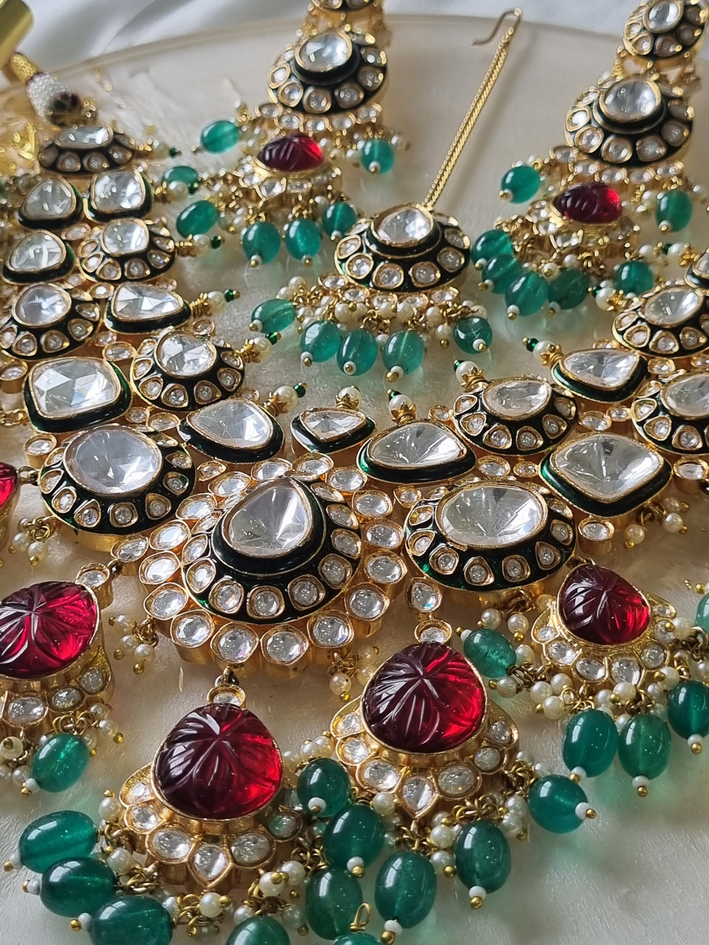 Premium handcrafted bridal jewelry by Gyllvana Shine, Ahmedabad